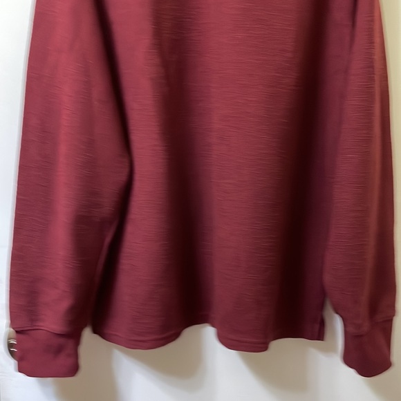 Goodfellow Men’s Maroon Long Sleeve Jersey Large EUC - Picture 5 of 9